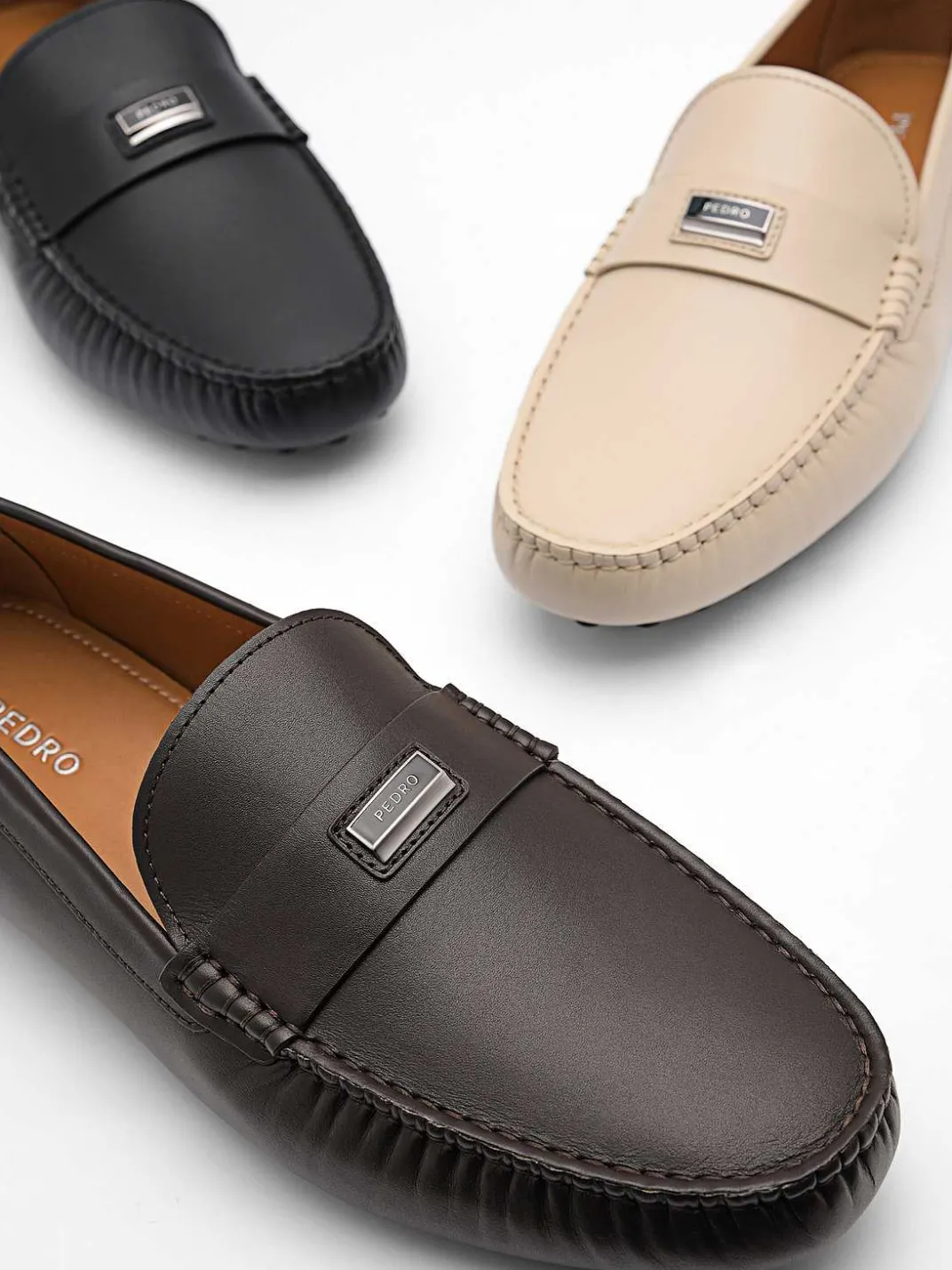 Allen Leather Moccasins<PEDRO Discount