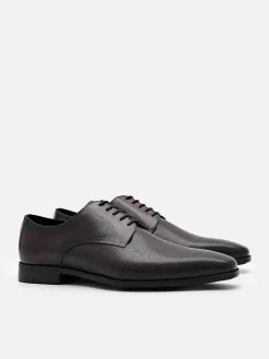 Altitude Lightweight Embossed Leather Derby Shoes<PEDRO Sale