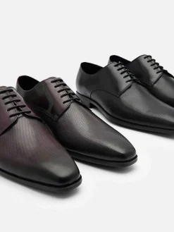 Altitude Lightweight Embossed Leather Derby Shoes<PEDRO Sale