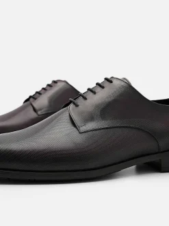 Altitude Lightweight Embossed Leather Derby Shoes<PEDRO Sale