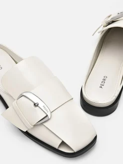 Alyda Leather Mules<PEDRO Online