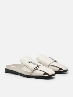 Alyda Leather Mules<PEDRO Online