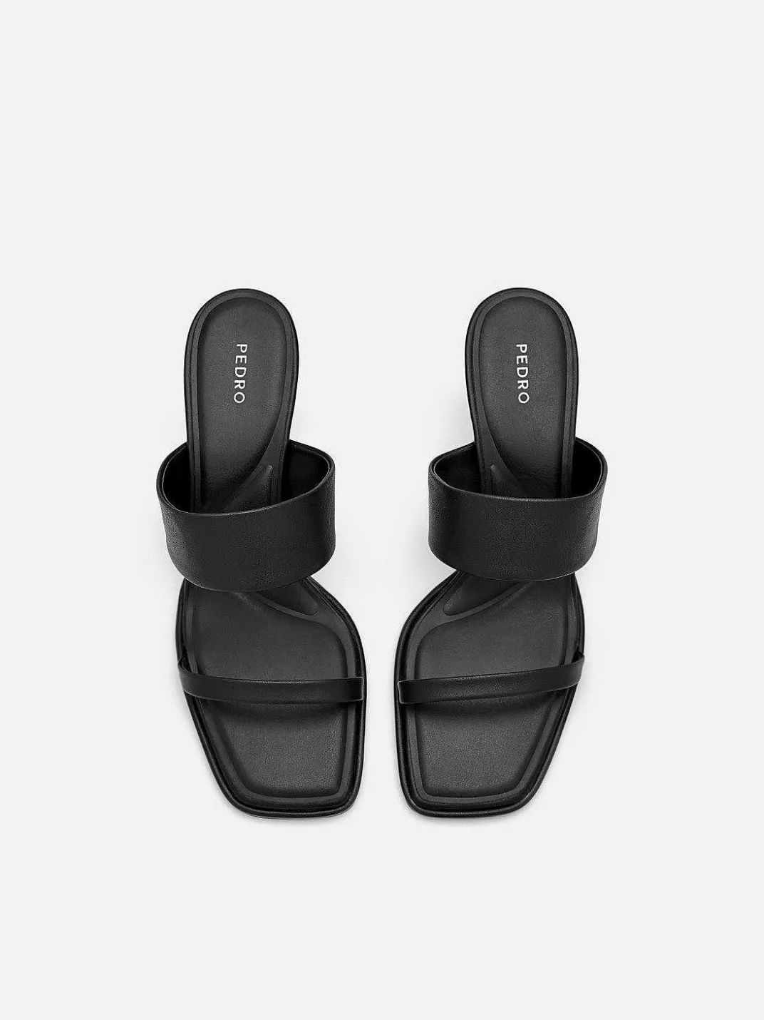 Amelie Leather Heel Sandals<PEDRO