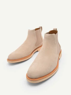 Beige Leather Ankle Boots<PEDRO Sale