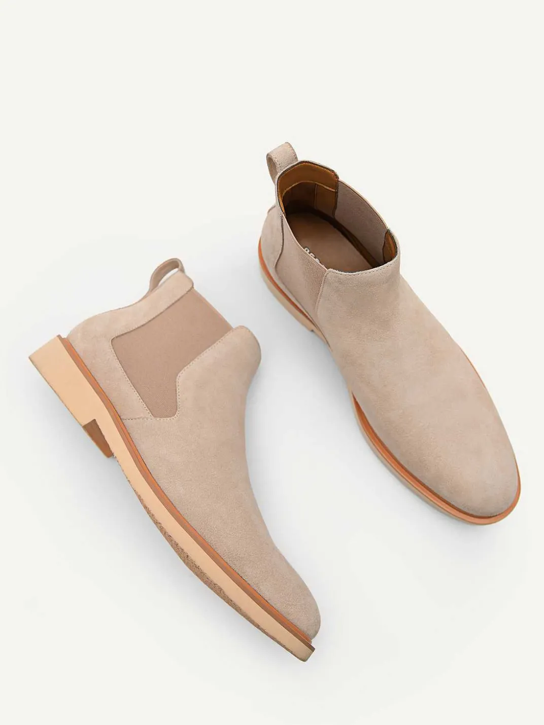 Beige Leather Ankle Boots<PEDRO Sale