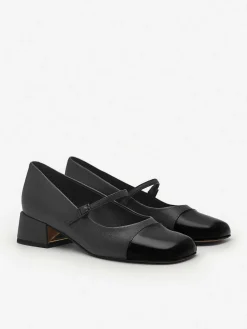 Bianca Leather Mary Jane Pumps<PEDRO Outlet