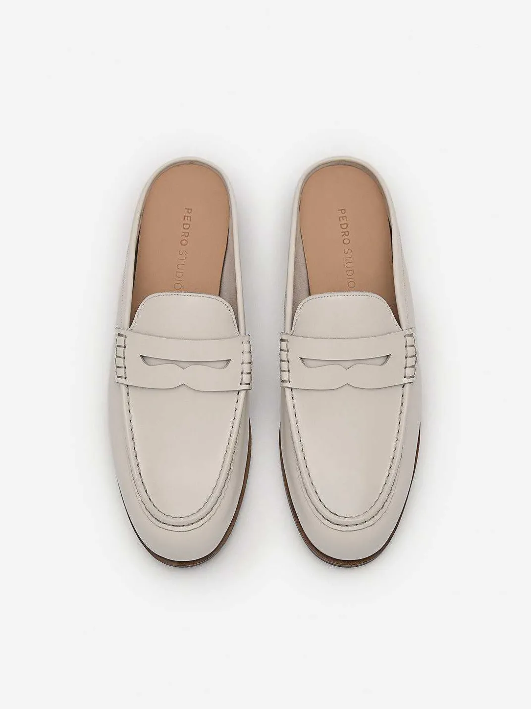 Blake Leather Penny Loafer Mules<PEDRO Discount