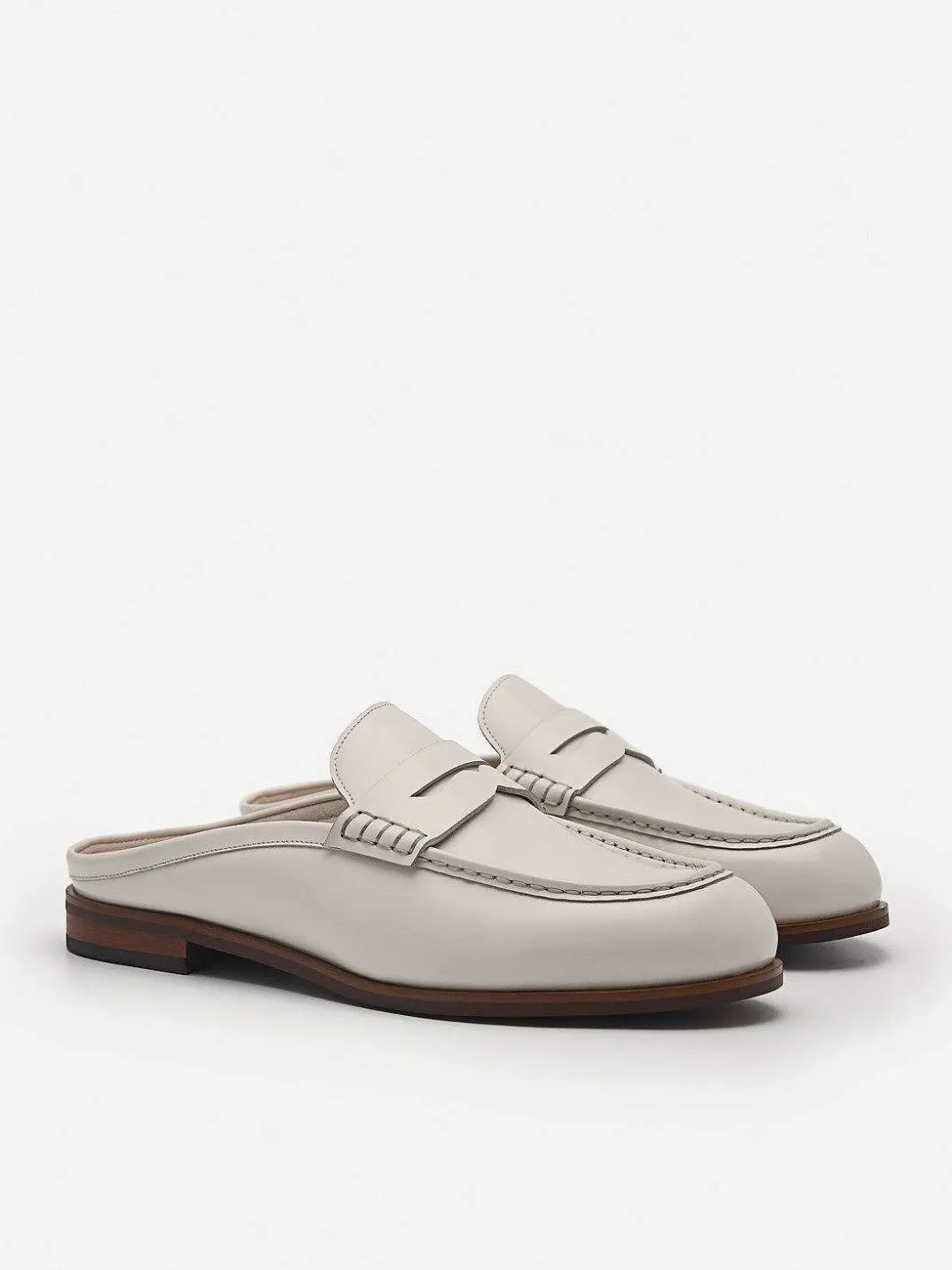 Blake Leather Penny Loafer Mules<PEDRO Discount
