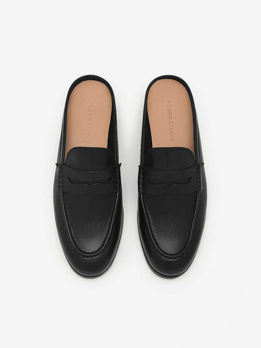 Blake Leather Penny Loafer Mules<PEDRO Clearance
