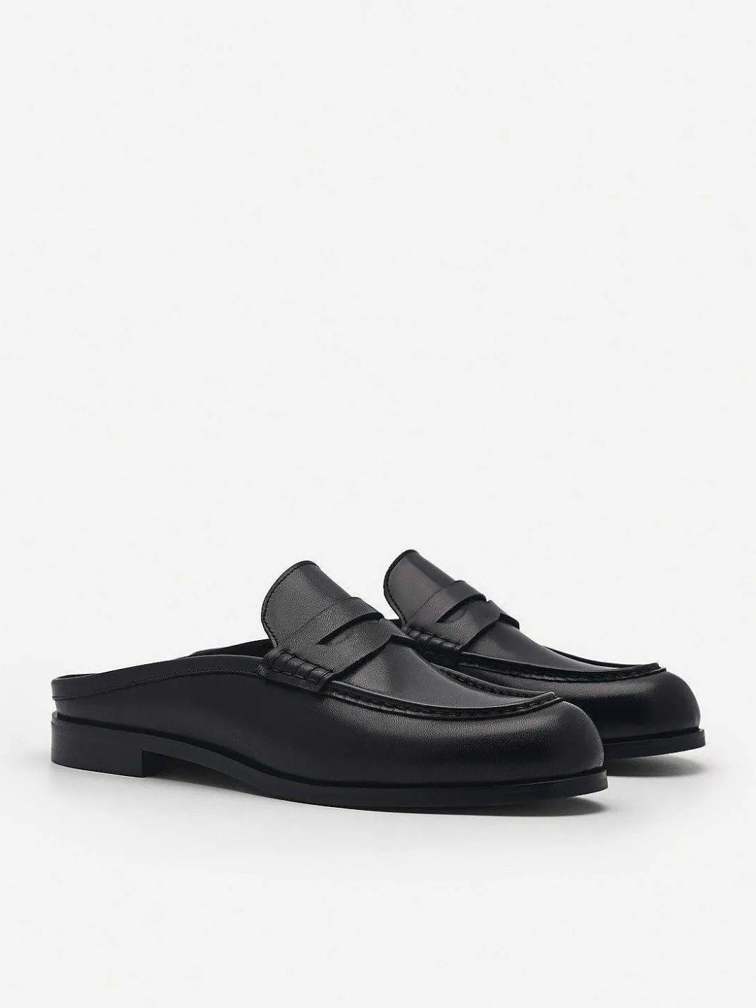 Blake Leather Penny Loafer Mules<PEDRO Clearance