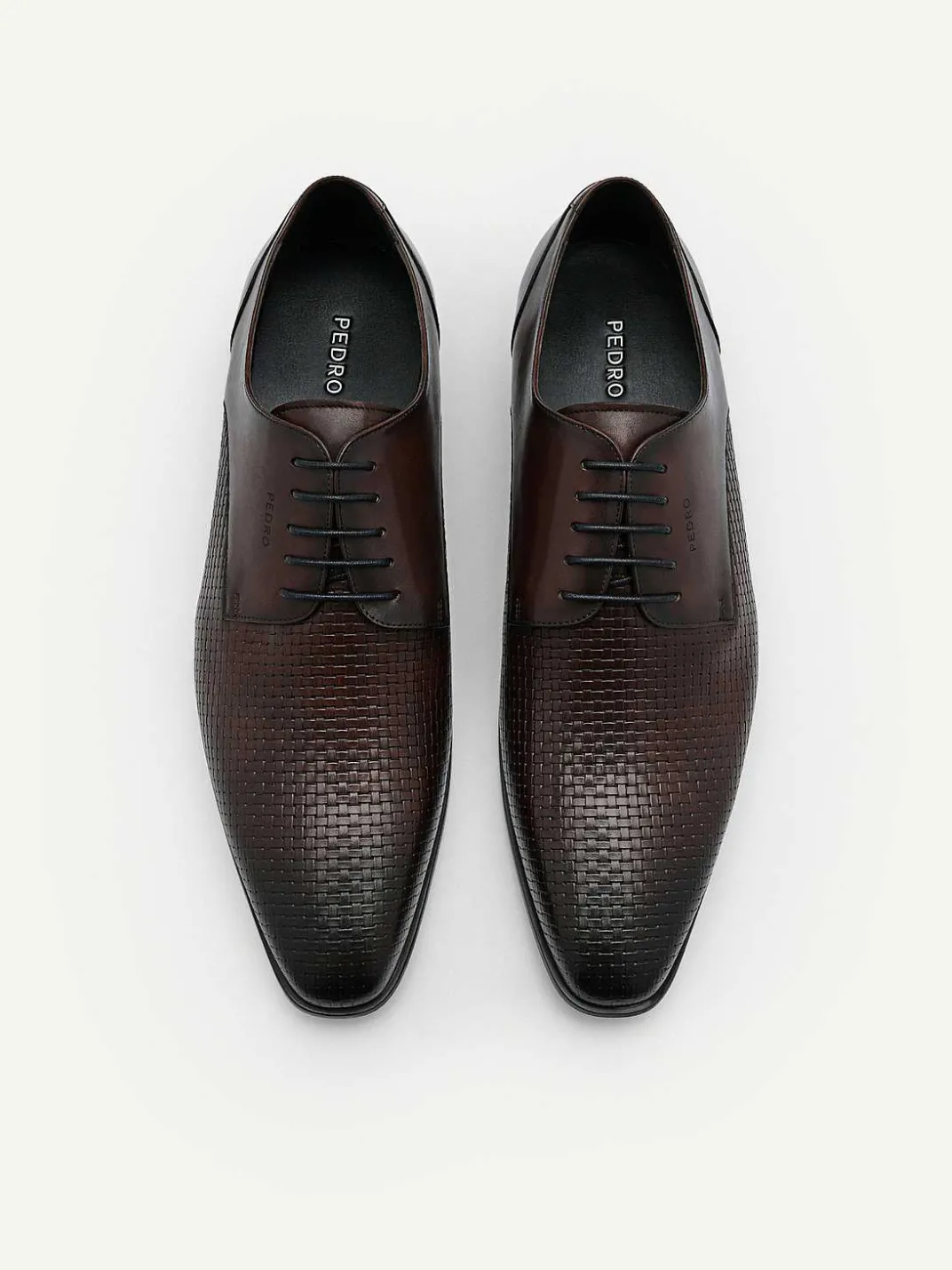 Brando Leather Derby Shoes<PEDRO