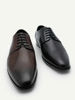 Brando Leather Derby Shoes<PEDRO