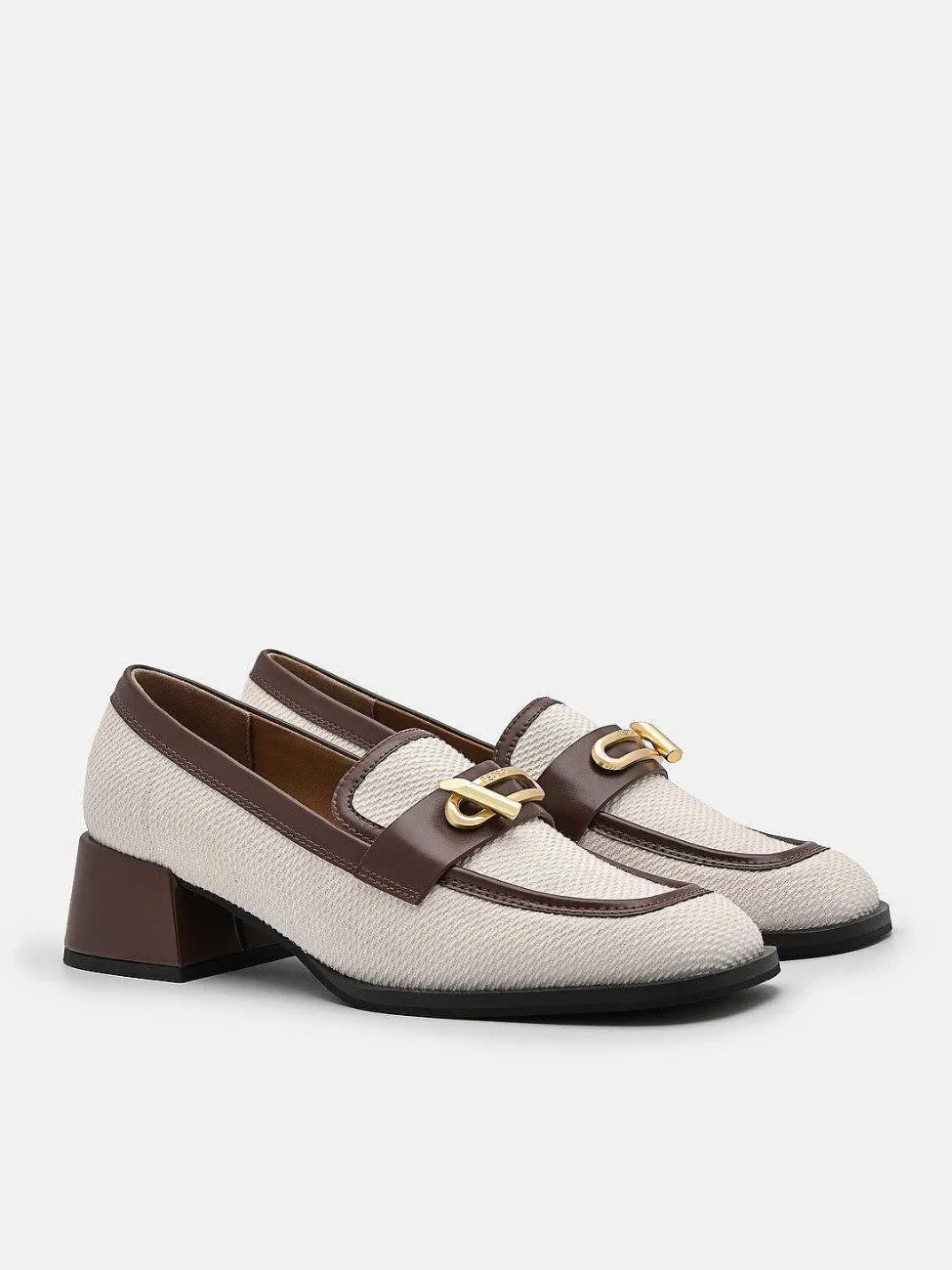 Brie Canvas Heel Loafers<PEDRO Discount