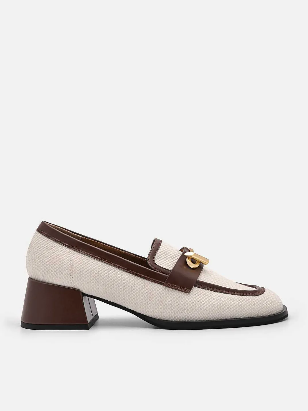 Brie Canvas Heel Loafers<PEDRO Discount