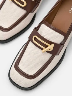Brie Canvas Heel Loafers<PEDRO Discount