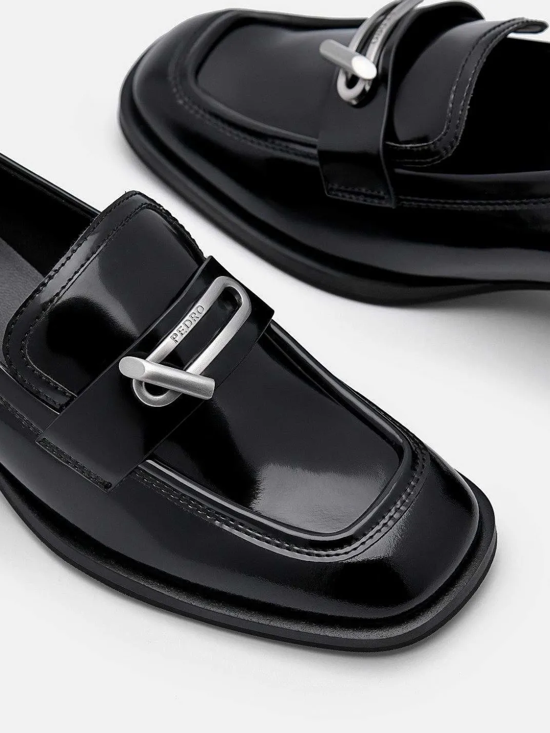 Brie Leather Heel Loafers<PEDRO Clearance