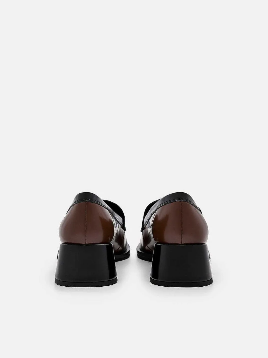 Brie Leather Heel Loafers<PEDRO New