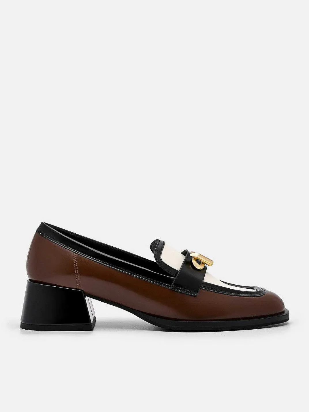 Brie Leather Heel Loafers<PEDRO New
