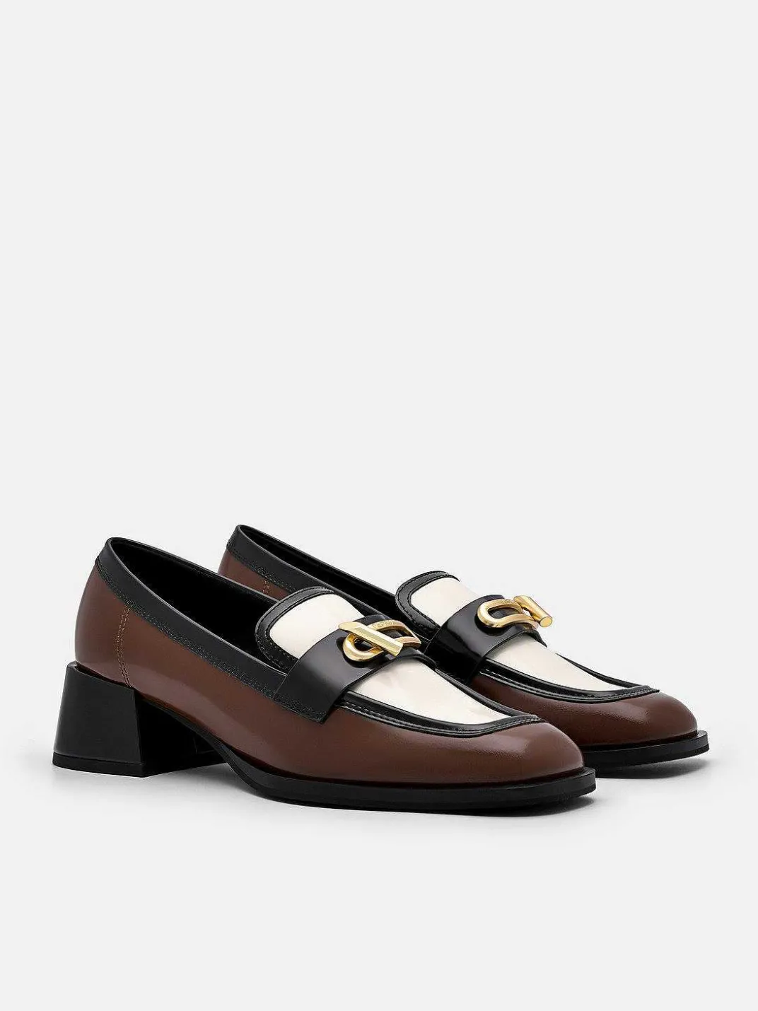 Brie Leather Heel Loafers<PEDRO New
