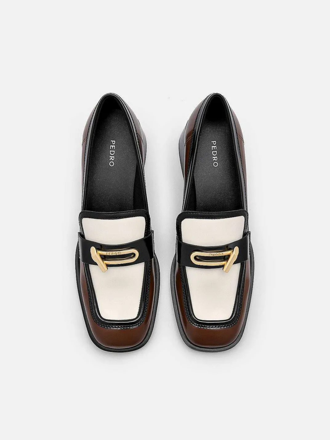 Brie Leather Heel Loafers<PEDRO New