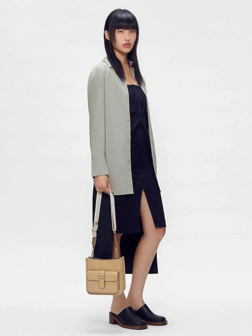 Brie Squared Shoulder Bag<PEDRO
