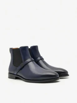 Brooklyn Leather Strapped Boots<PEDRO New