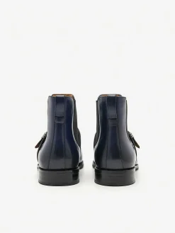Brooklyn Leather Strapped Boots<PEDRO New