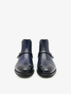 Brooklyn Leather Strapped Boots<PEDRO New