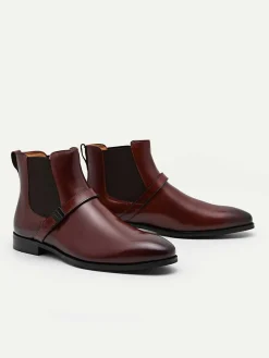 Brooklyn Leather Strapped Boots<PEDRO