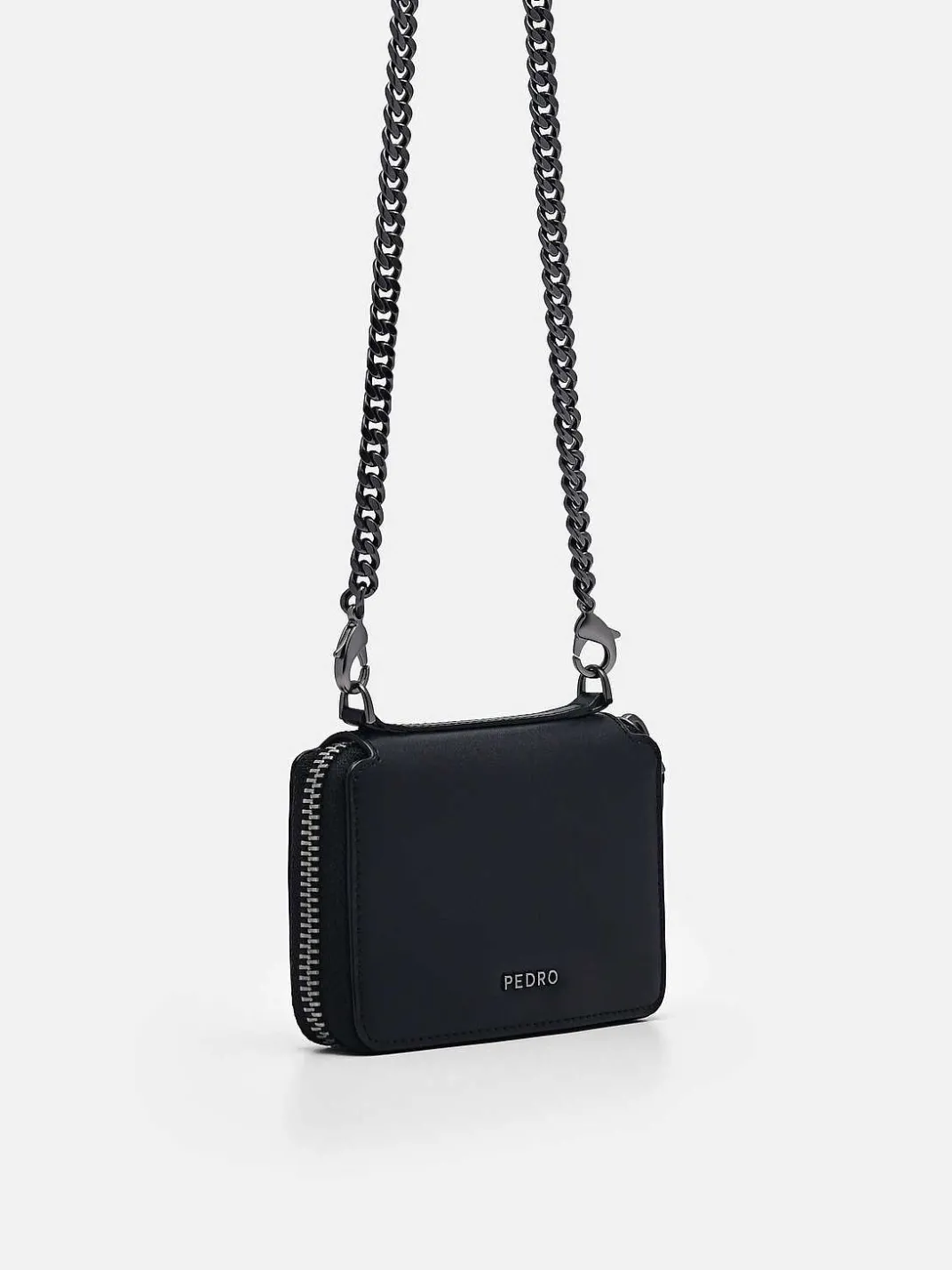 Chain Leather Wallet<PEDRO Outlet