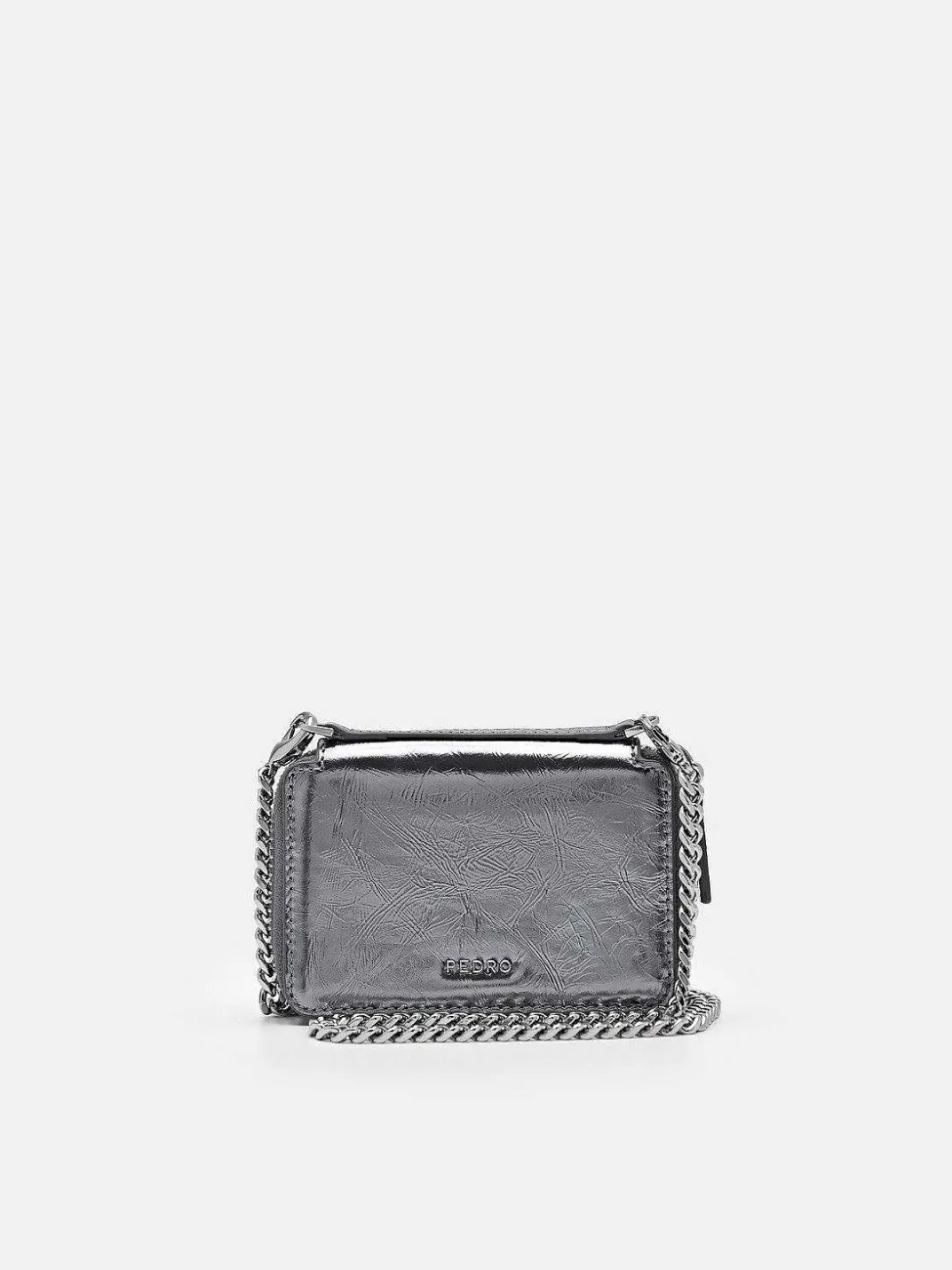 Chain Leather Wallet<PEDRO Outlet