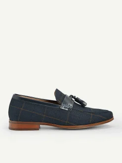 Checkered Tasselled Loafers<PEDRO Best