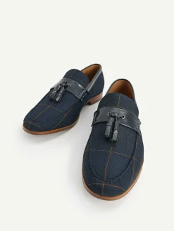 Checkered Tasselled Loafers<PEDRO Best