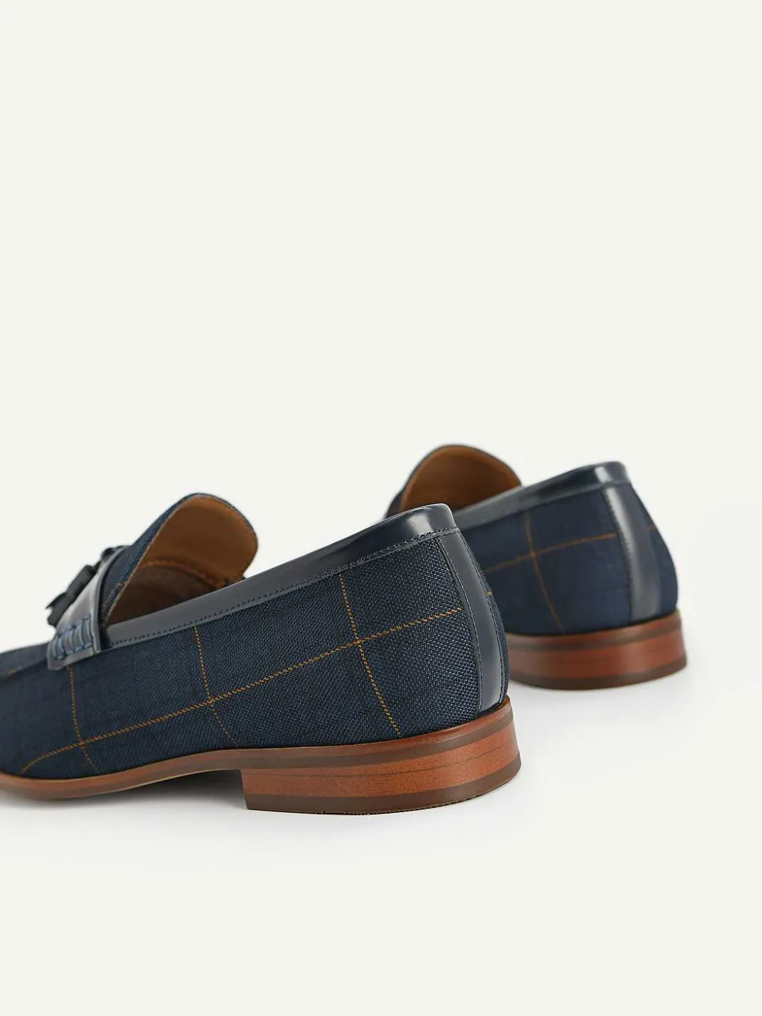 Checkered Tasselled Loafers<PEDRO Best