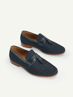 Checkered Tasselled Loafers<PEDRO Best