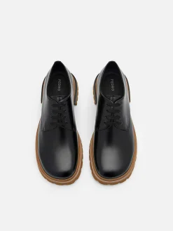Cooper Leather Derby Shoes<PEDRO