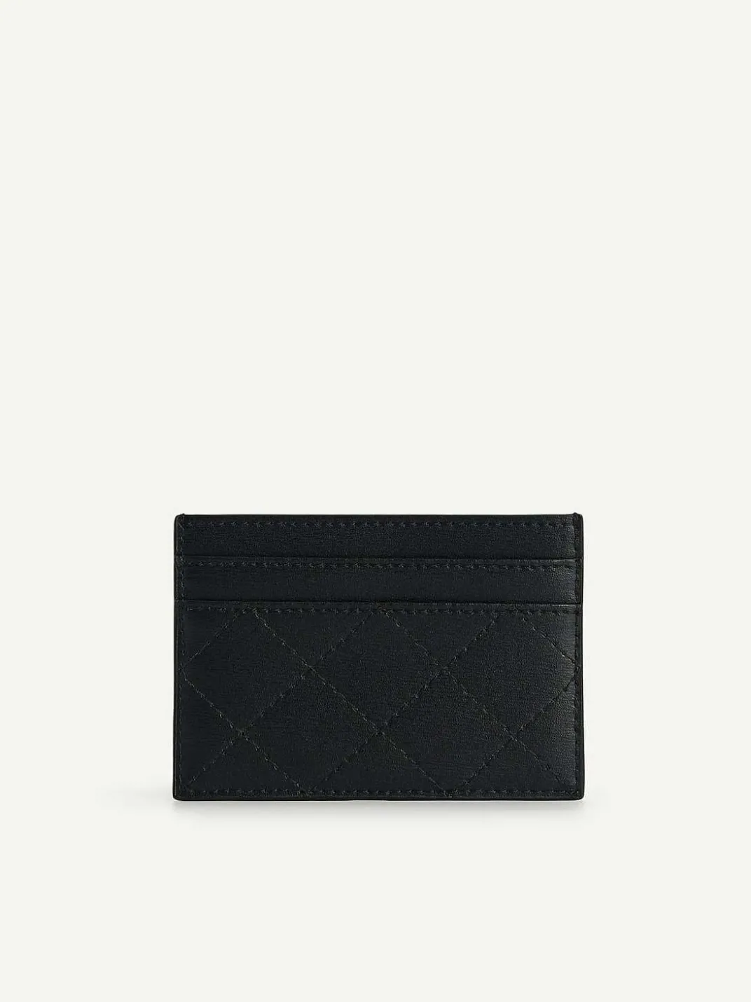 Cris-Cross Pattern Leather Cardholder<PEDRO Outlet