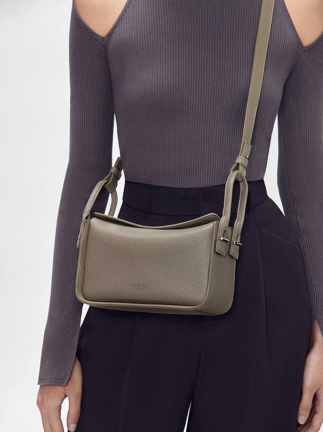 Demi Leather Shoulder Bag<PEDRO Outlet