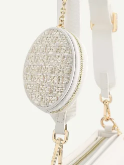 Dilone Houndstooth Double Flap Shoulder Bag<PEDRO Online