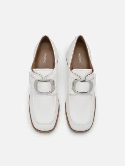 Eden Leather Heel Loafers<PEDRO