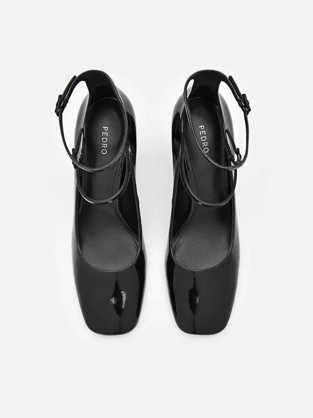 Effie Leather Heel Pumps<PEDRO