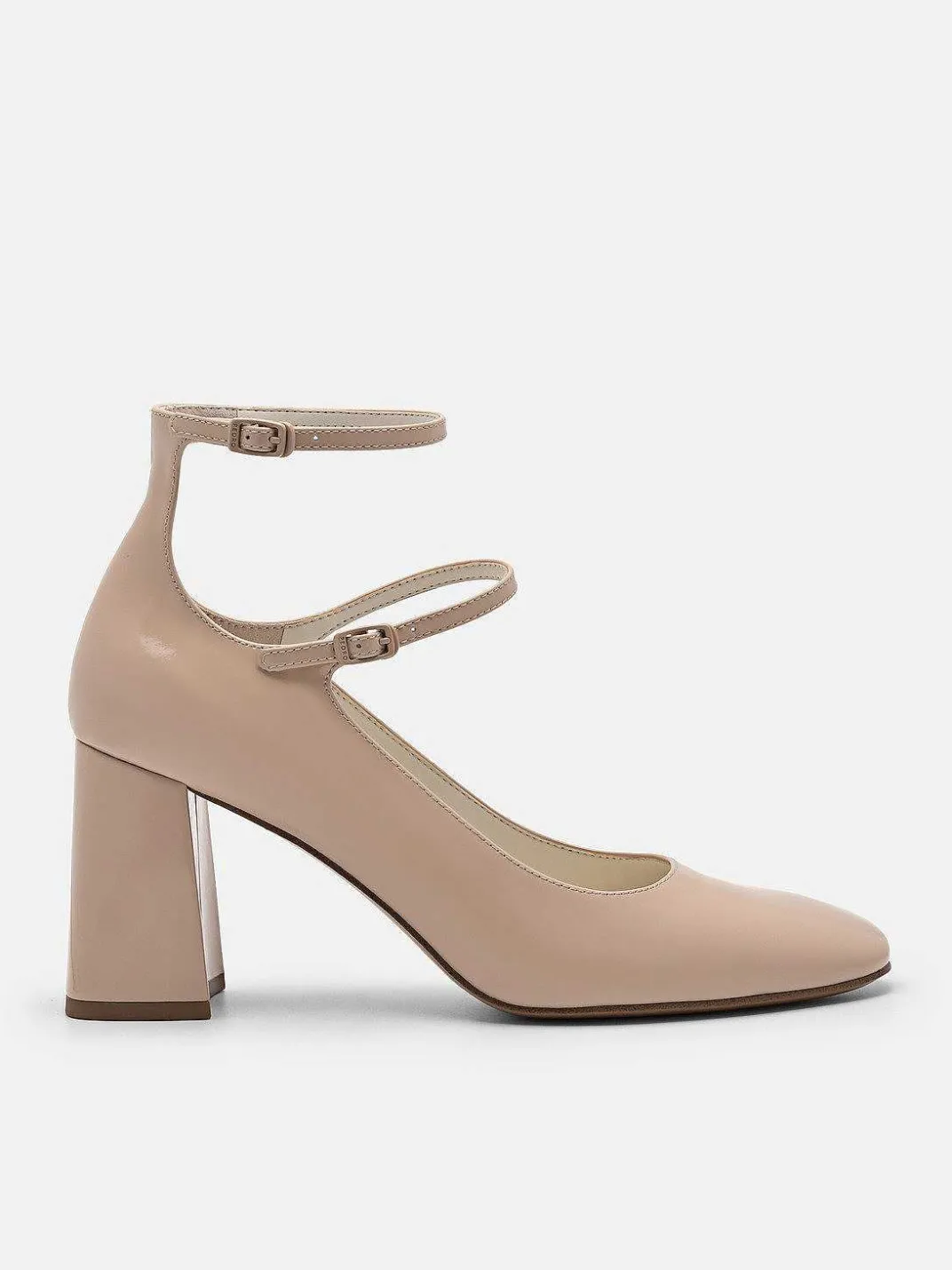 Effie Leather Heel Pumps<PEDRO Sale