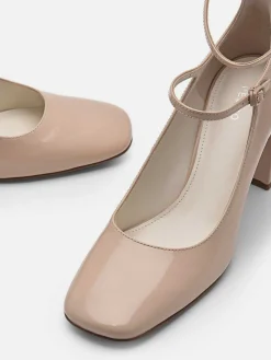 Effie Leather Heel Pumps<PEDRO Sale