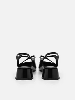 Effie Leather Mary Jane Pumps<PEDRO Online