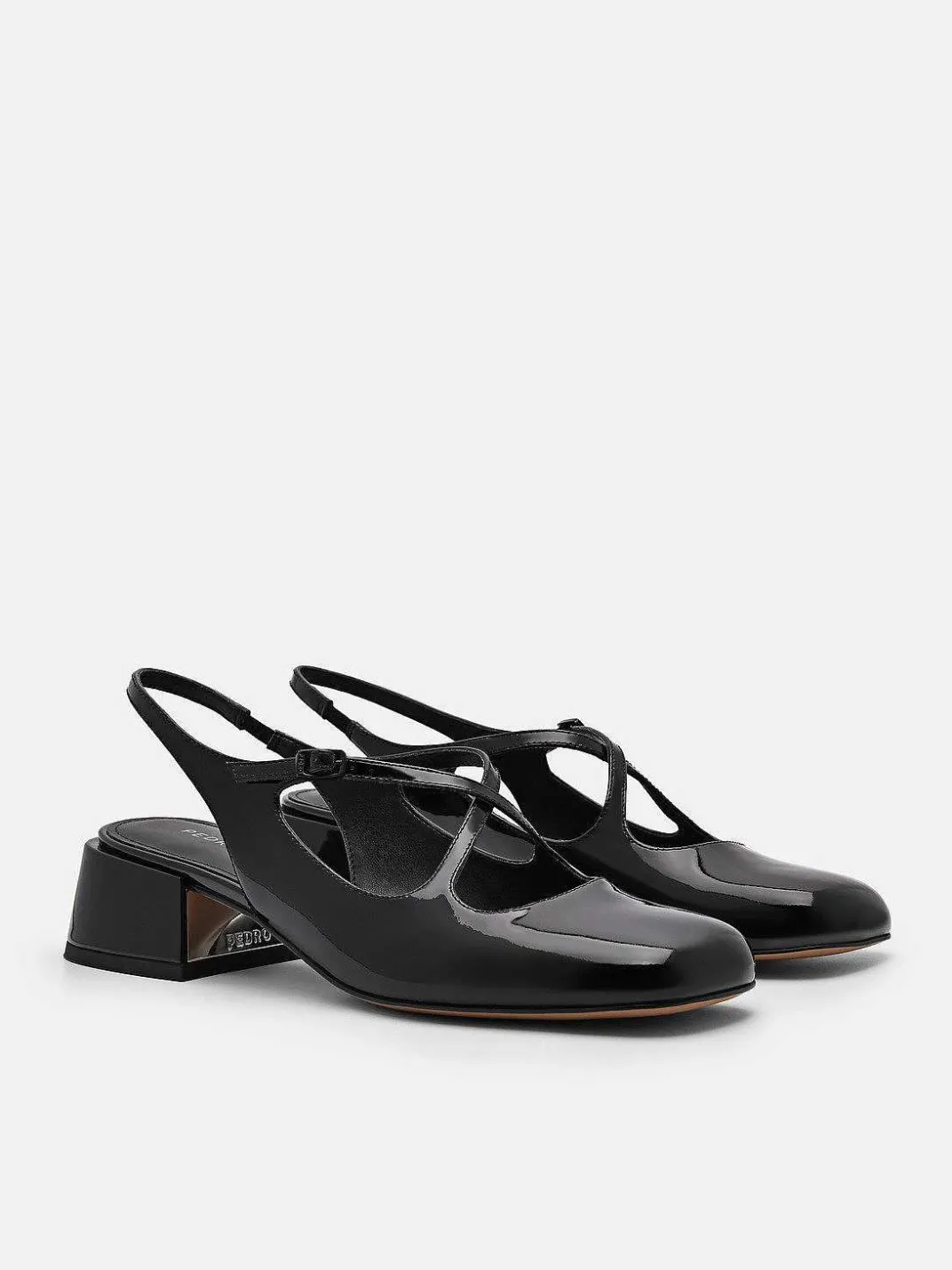 Effie Leather Mary Jane Pumps<PEDRO Online