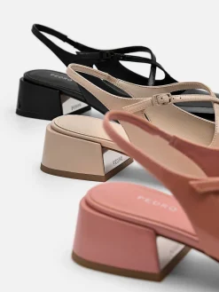 Effie Leather Mary Jane Pumps<PEDRO Online