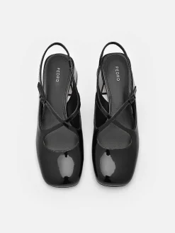 Effie Leather Mary Jane Pumps<PEDRO Online