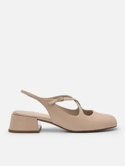 Effie Leather Mary Jane Pumps<PEDRO New