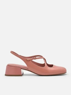 Effie Leather Mary Jane Pumps<PEDRO Online
