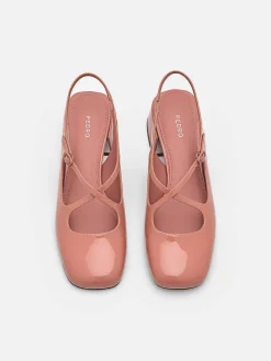 Effie Leather Mary Jane Pumps<PEDRO Online